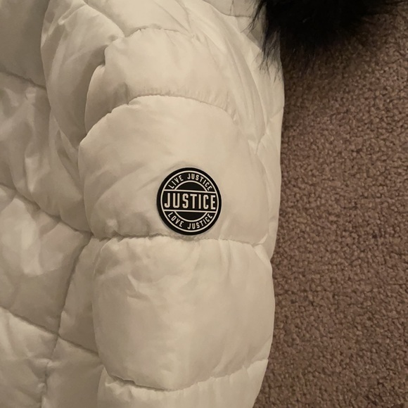 Girls Justice winter jacket size 12 - Picture 5 of 6